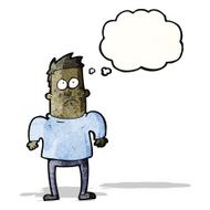 Cartoon Man Shrugging Shoulders N22