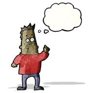 cartoon man with question N9