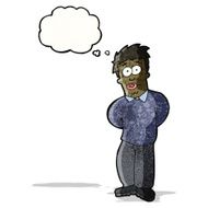 cartoon shy man N5