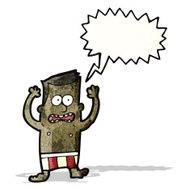 cartoon embarrassed man in underpants N2