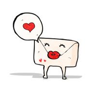 love letter cartoon character