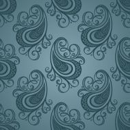 Seamless Ornate Pattern (Vector) Hand Drawn Texture N17