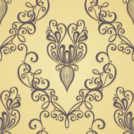 Seamless Ornate Pattern (Vector) Hand Drawn Texture N18