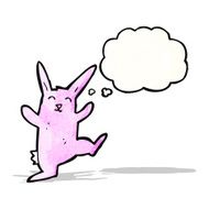 cartoon dancing rabbit