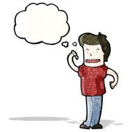 cartoon confident man N11