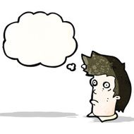 cartoon staring man N10
