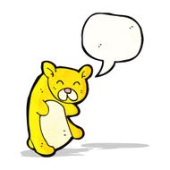 cartoon bear with speech bubble N24