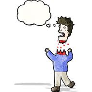 cartoon man with severed head N4