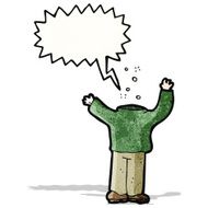 cartoon headless man N4