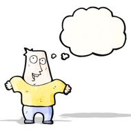cartoon bald man N14