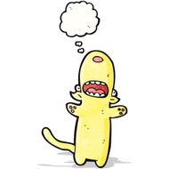 cartoon dog with thought bubble N24