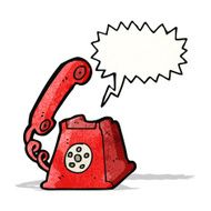 Cartoon Telephone Ringing N2