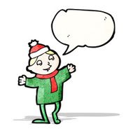 Cartoon Christmas Elf N52