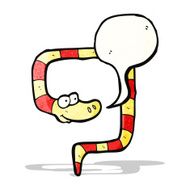 cartoon friendly snake