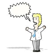 cartoon shouting man N15