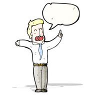 cartoon talking man N18