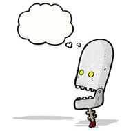 cartoon robot head N9