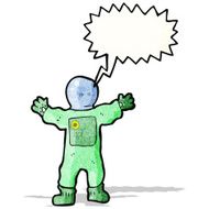 Cartoon Spaceman N8