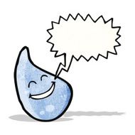 cartoon raindrop N6