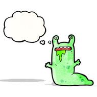 cartoon space alien N46