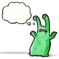 cartoon space alien N47