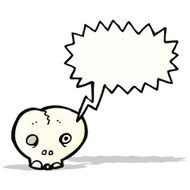 Cartoon Skull N34