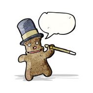wealthy bear cartoon