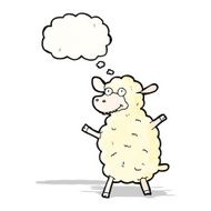 Happy Sheep cartoon N2