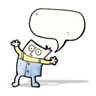 cartoon man in big trousers