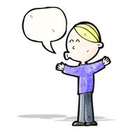 cartoon talking man N19