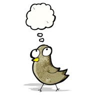 funny cartoon bird N20