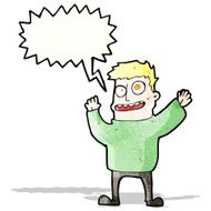 shouting mad man cartoon