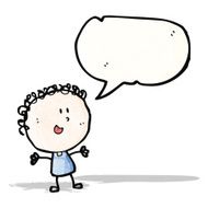 cartoon happy doodle woman N7