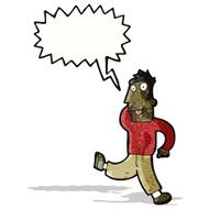 cartoon man dancing crazy