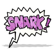 cartoon snark shout