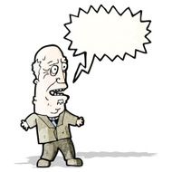 old man shouting