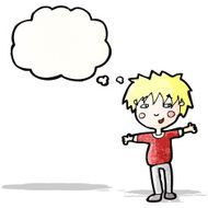 cartoon happy boy N14