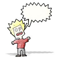 cartoon shouting man N17