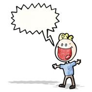 shouting man cartoon N5