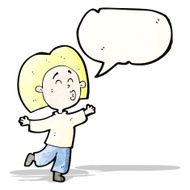 cartoon dancing singing man