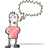 cartoon man calling out N4