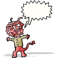 cartoon gross monster N10