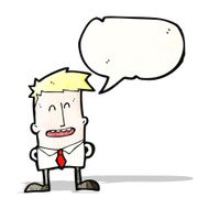 happy office worker cartoon N2