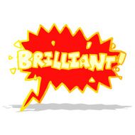 brilliant comic book shout