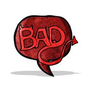 cartoon bad symbol