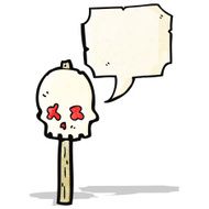 cartoon skull symbol N24