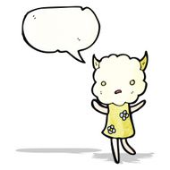 cute little cloud head monster N2