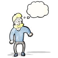 cartoon mustache man N17