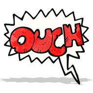 ouch comic book symbol