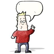Cartoon Man Asking Question N37